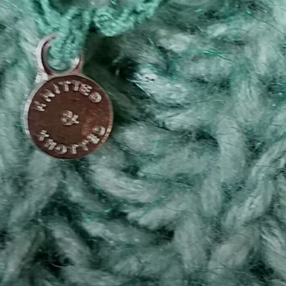 NEW Anthropologie Knitted & Knotted Hi Low Chunky Glitz Sweater Bohemian Spring - Picture 4 of 14